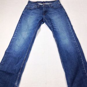 Levis medium dark wash 559 relaxed straight jeans